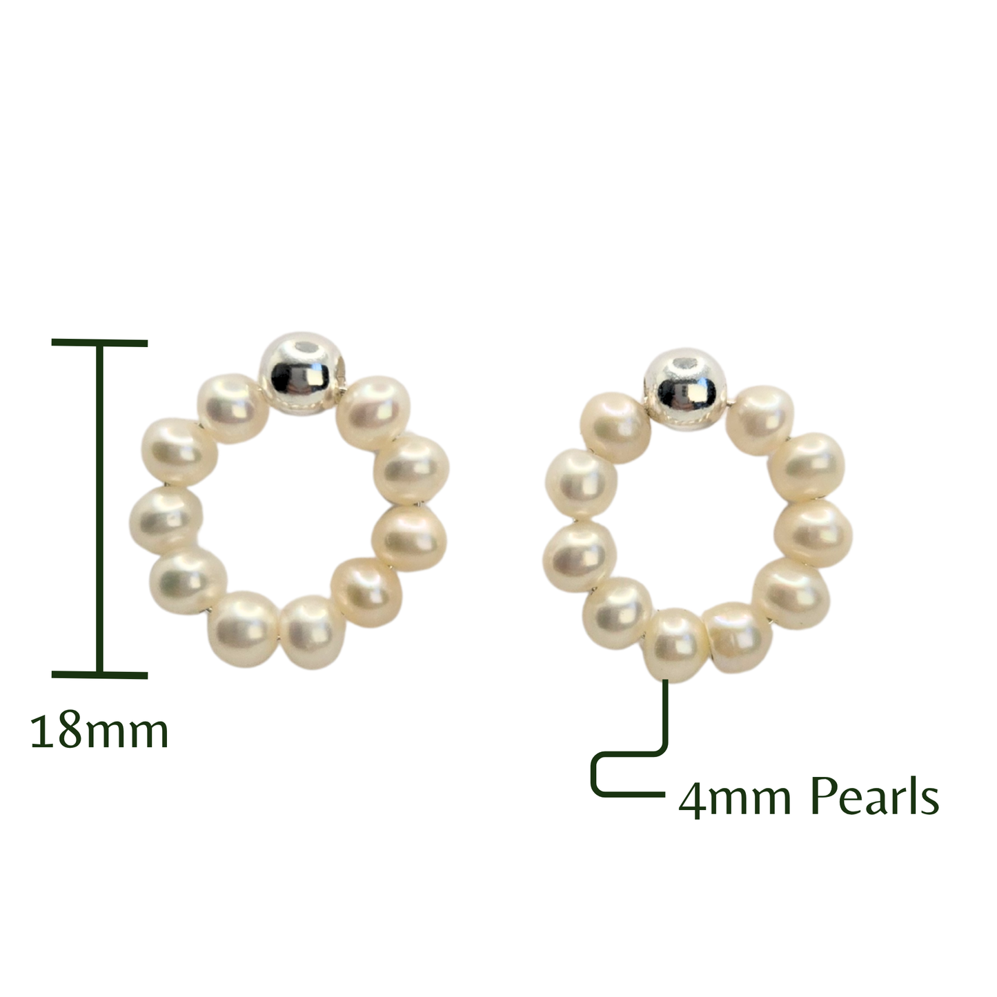 Pearlette Ring Pearl Studs