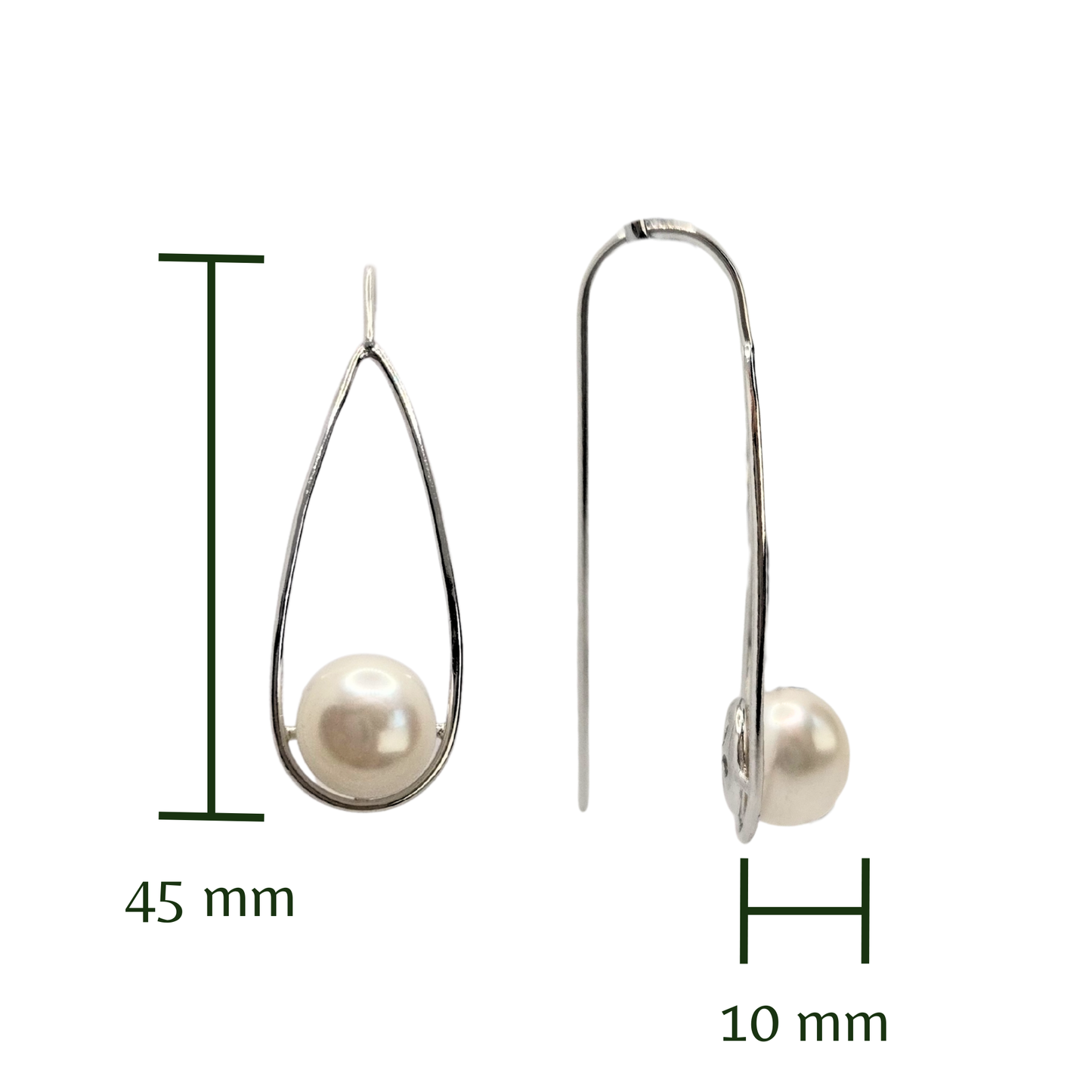 Luma Drop Pearl Earrings