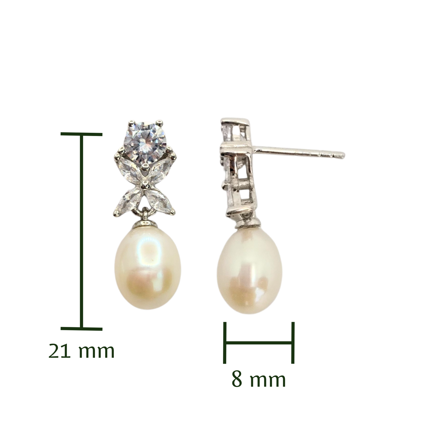 Dewdrop Pearl Earrings