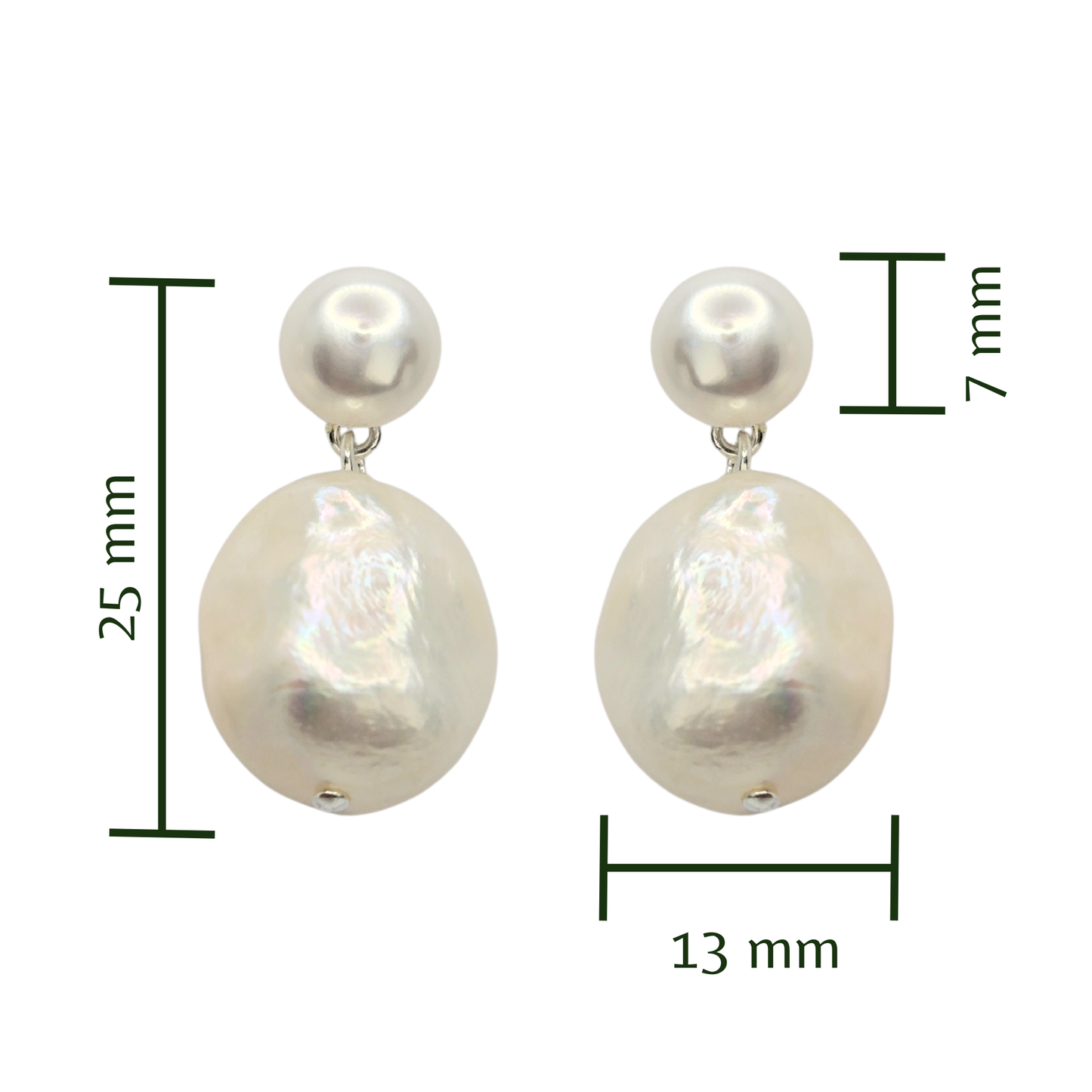Duo Baroque Pearl Earrings