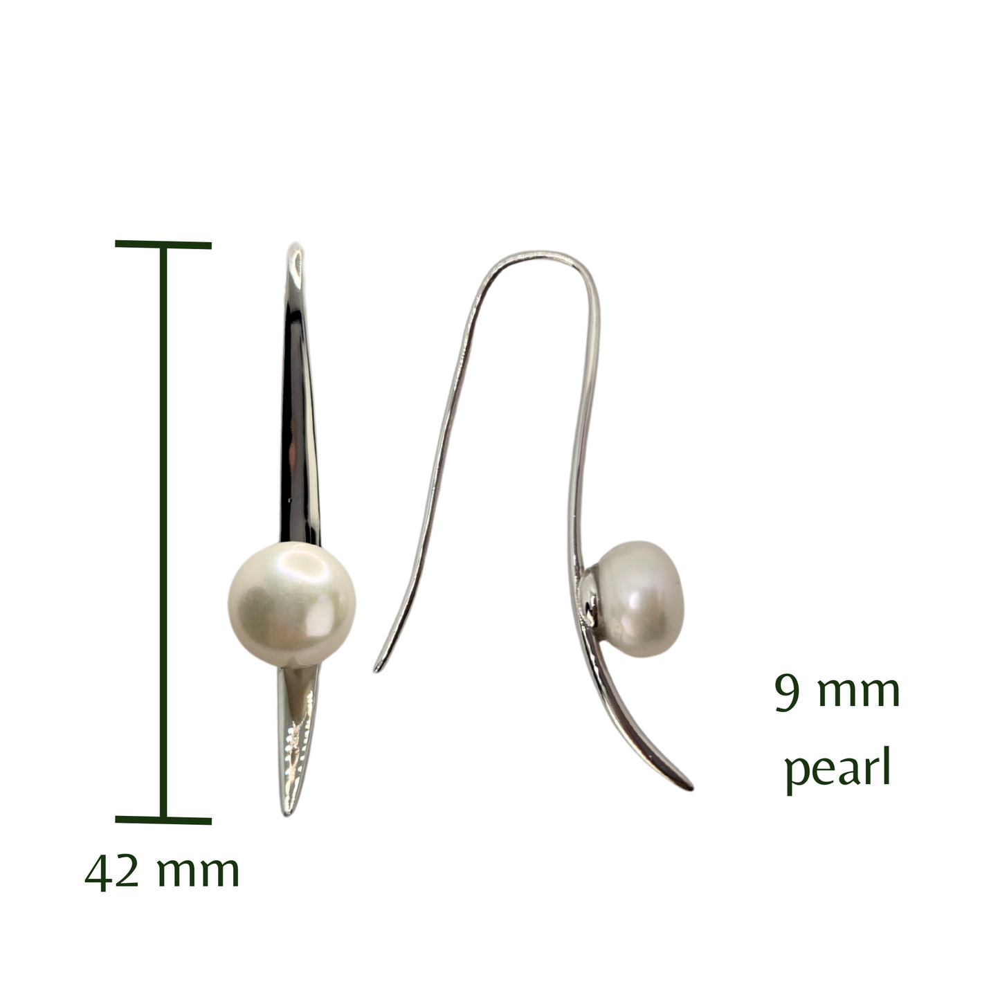 Arc Pearl Earrings
