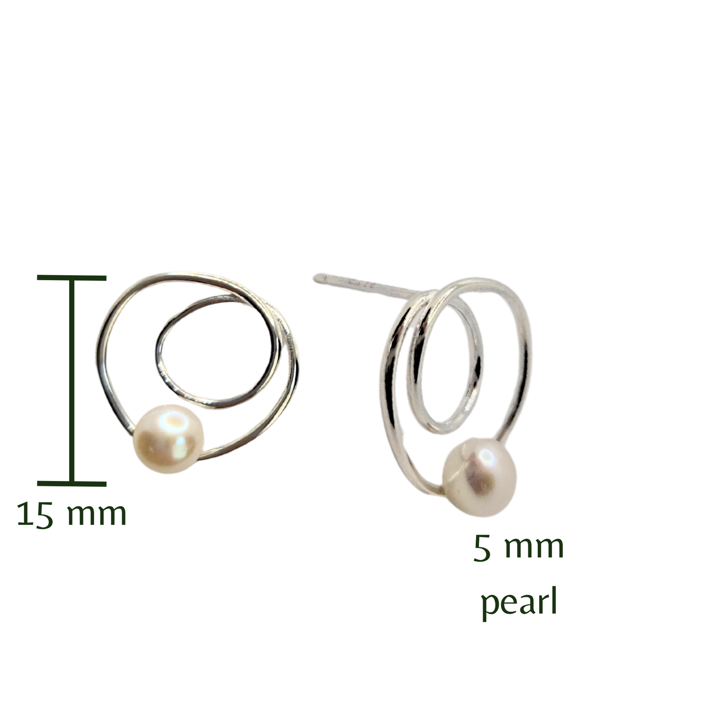 Orbit Pearl Studs