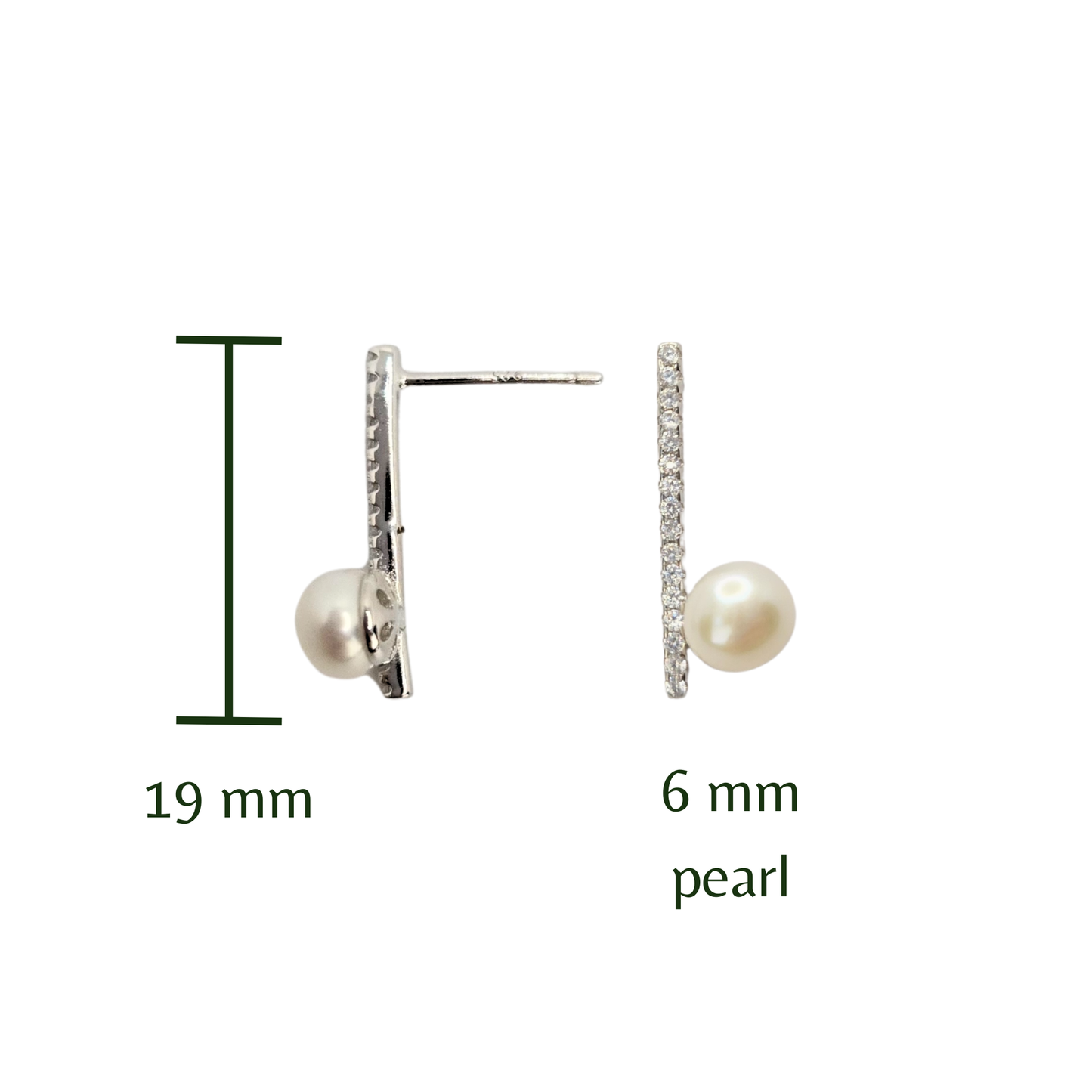 Refined Pearl Studs