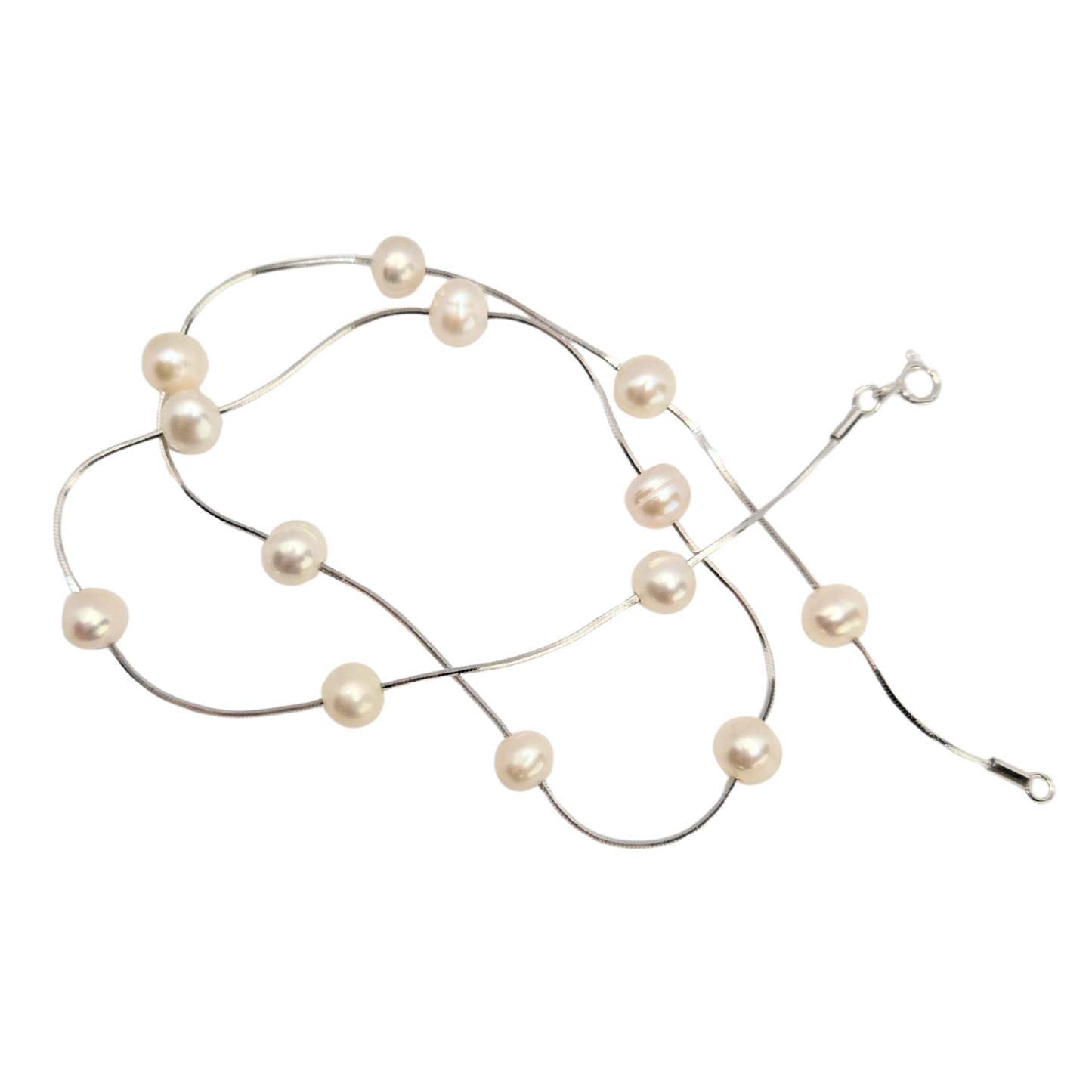 Floating Pearl Necklace