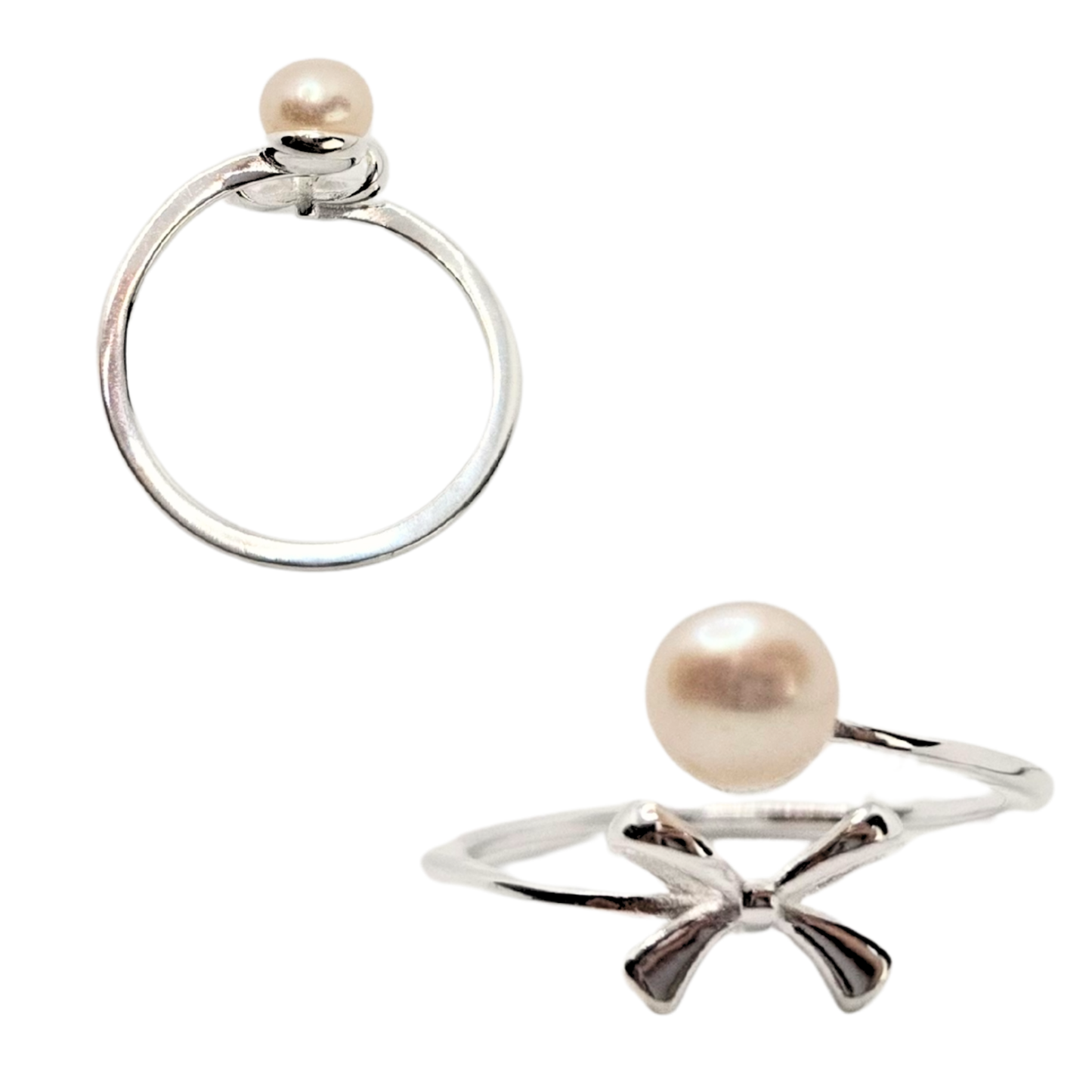 Bow Pearl Ring