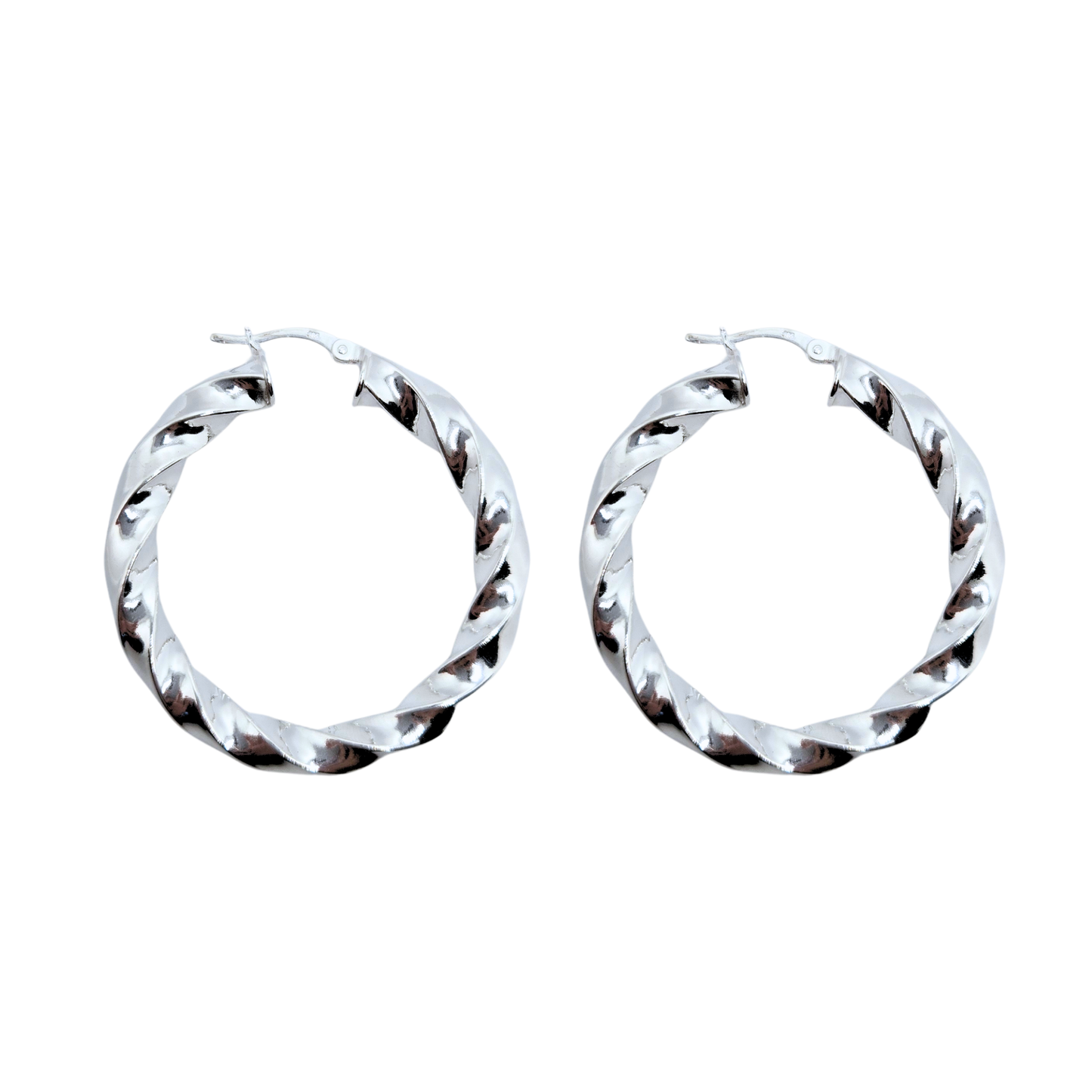 Chunky Swirl Hoops