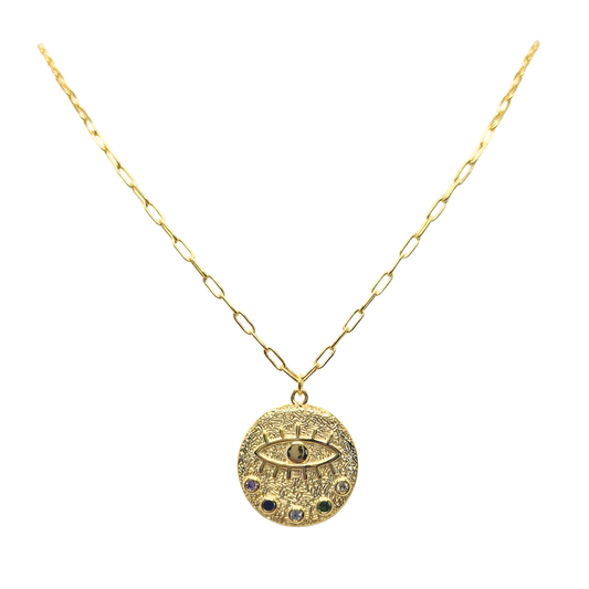Golden Eye Necklace