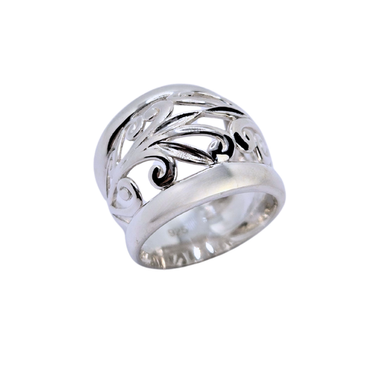 Whispering Vine Dome Ring