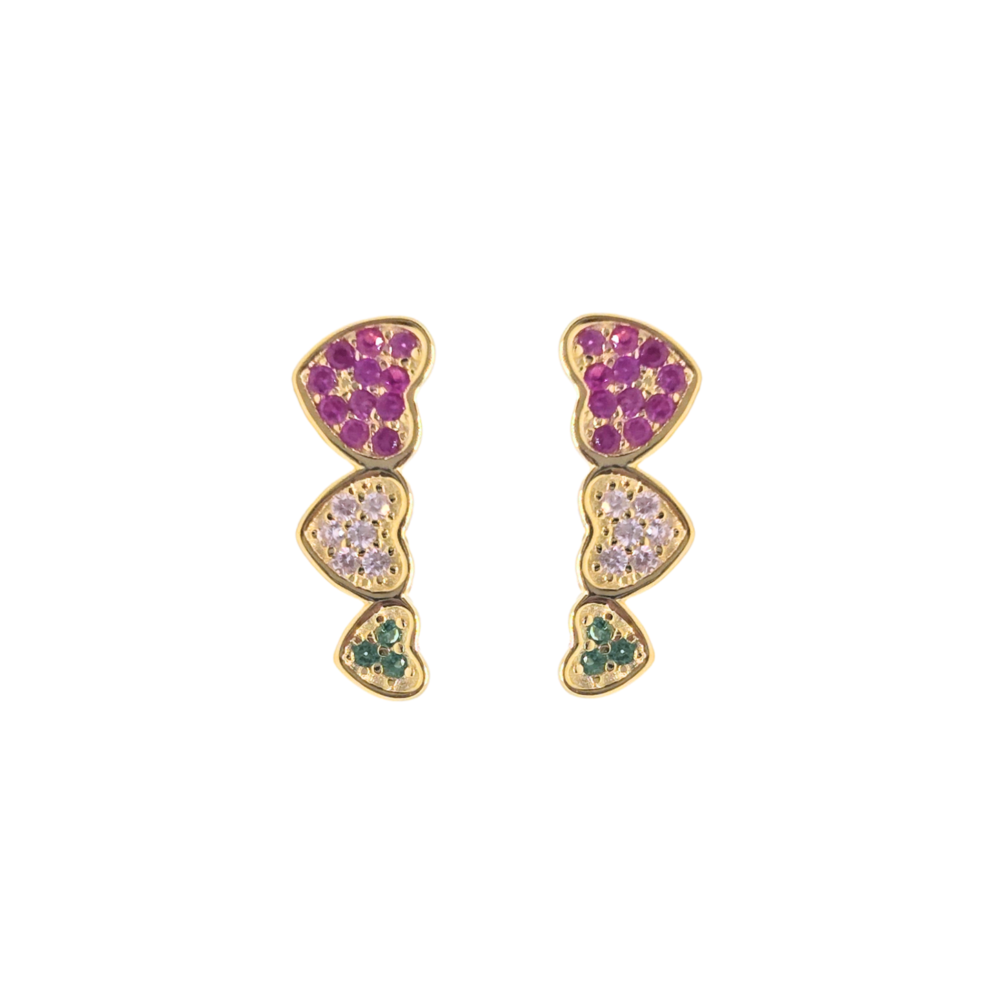Golden Love Studs