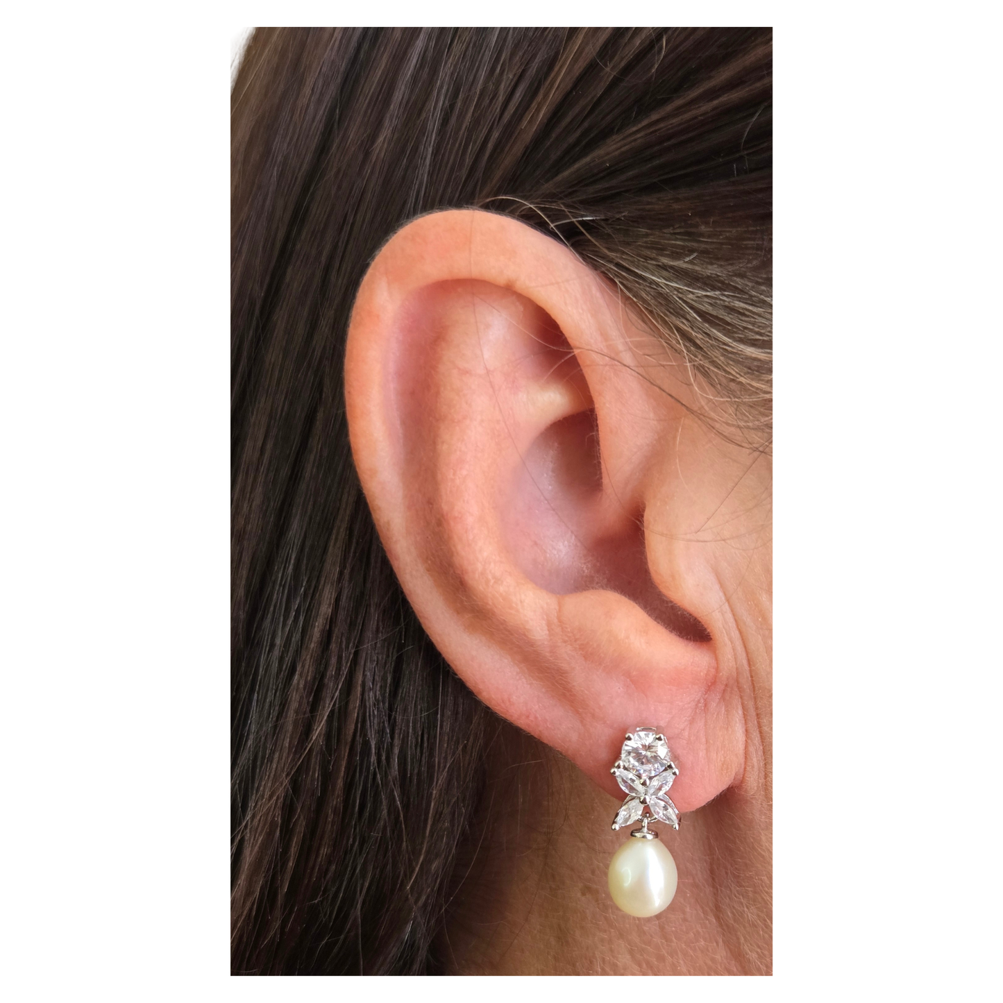 Dewdrop Pearl Earrings