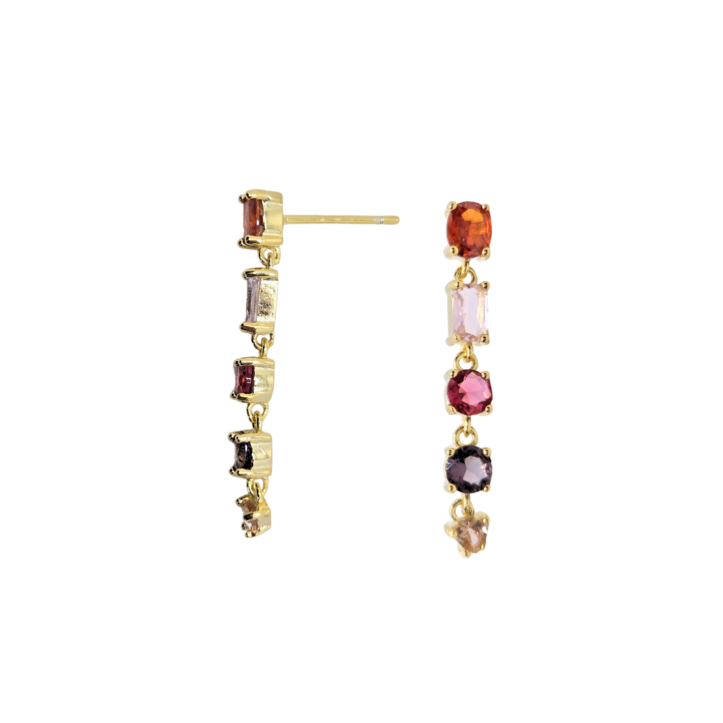 Golden Glow Drop Earrings