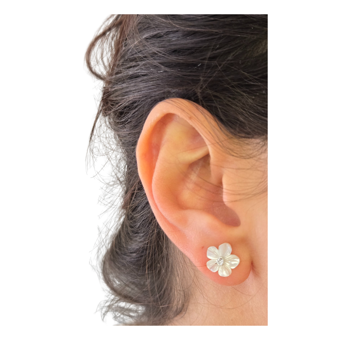 Petal Mother Of Pearl Studs