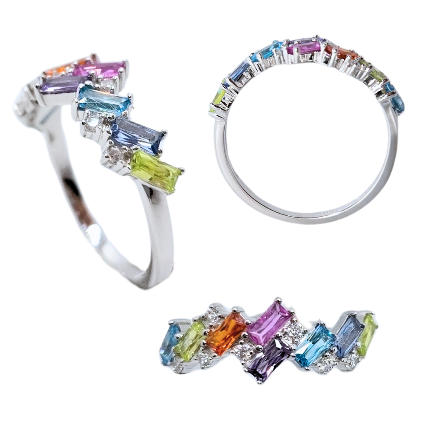 Rainbow Luxe Ring