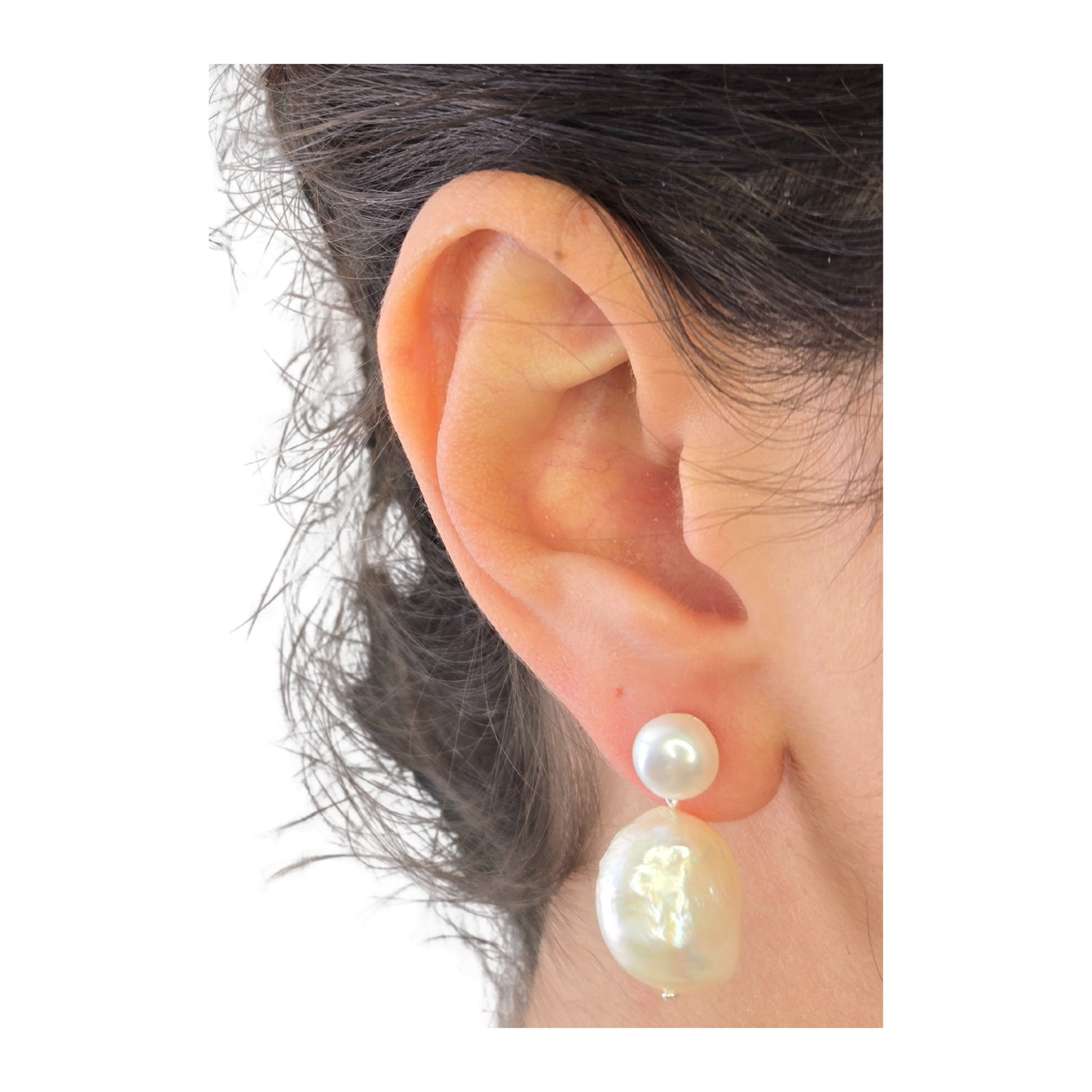 Duo Baroque Pearl Earrings