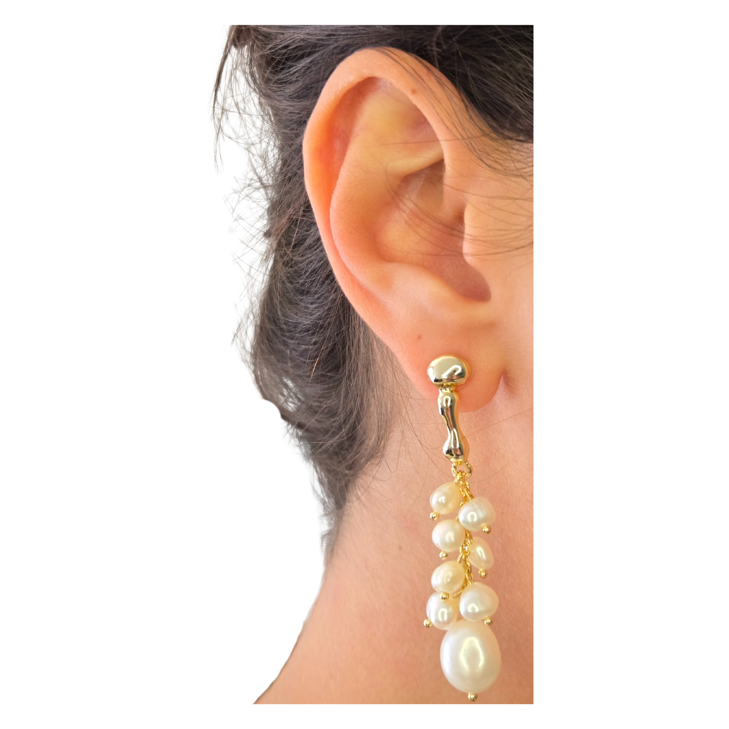 Pearl Waterfall Earrings