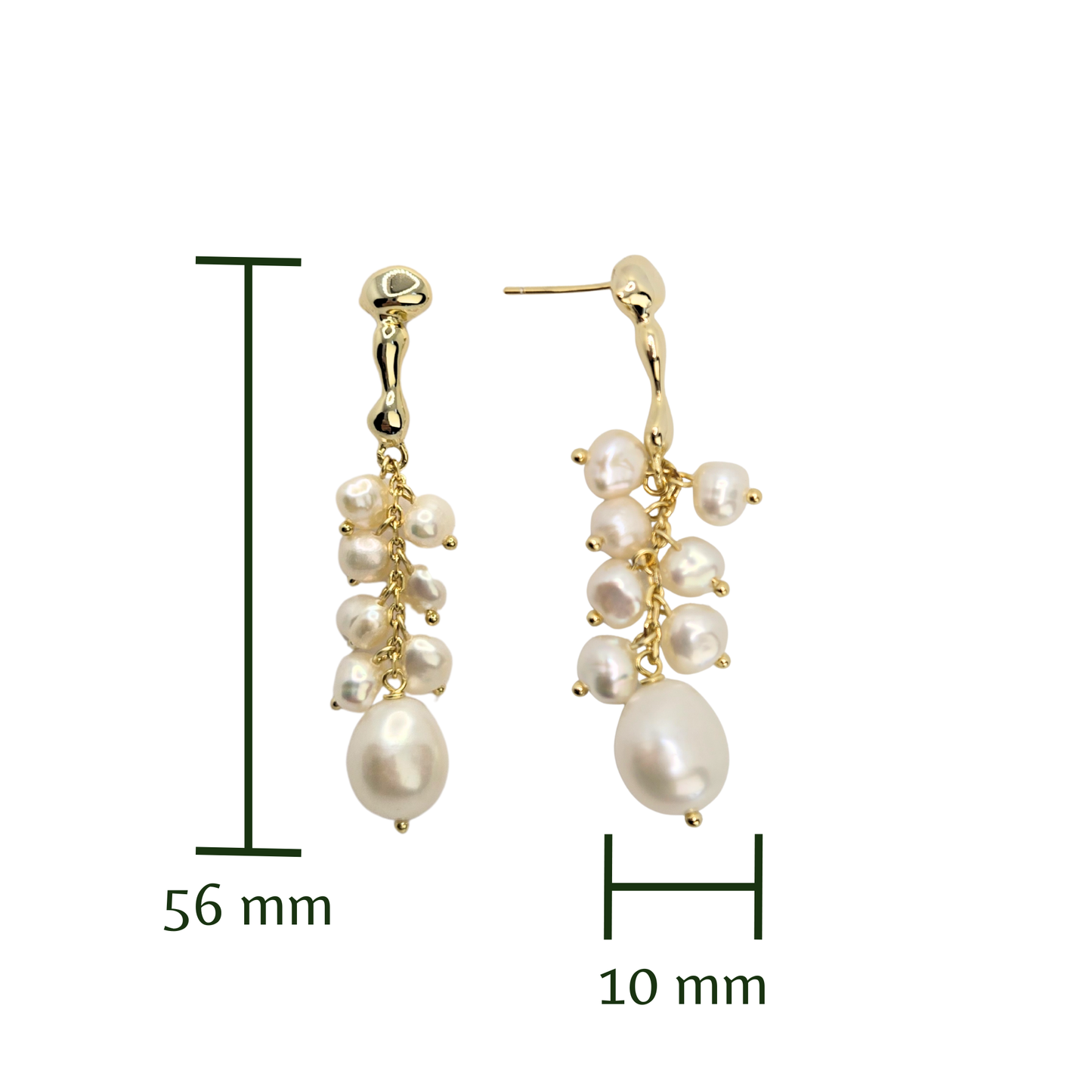 Pearl Waterfall Earrings