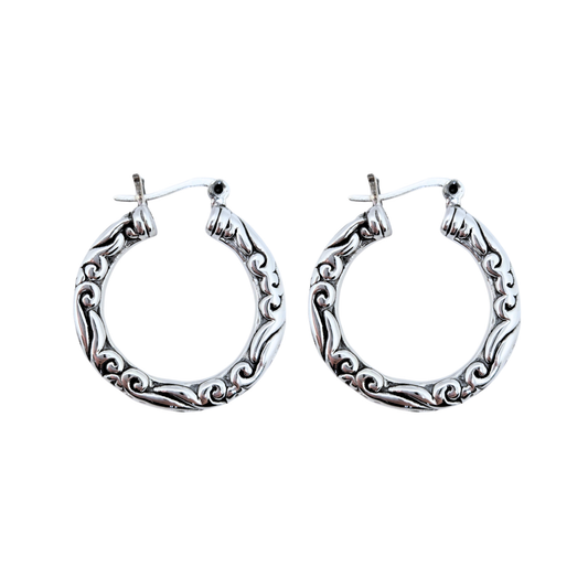 Filigree Hoops