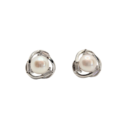 Poised Pearl Studs