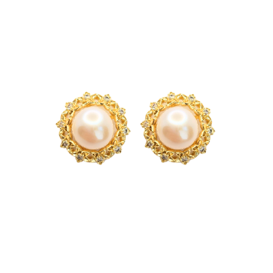 Aurora Pearl Studs