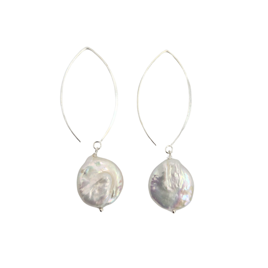 Lunaria Pearl Earrings
