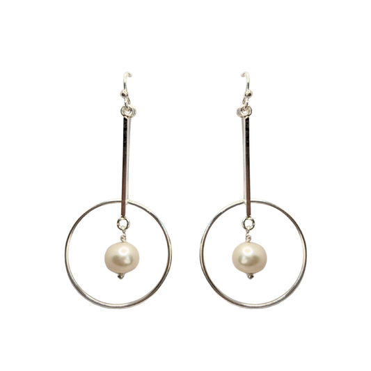 Orbit Pearl Earrings