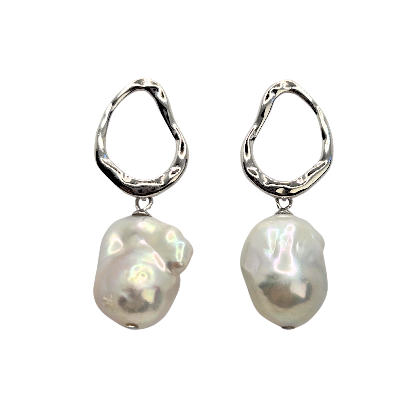 Ripple Baroque Pearl Earrings