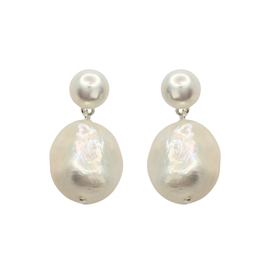Duo Baroque Pearl Earrings