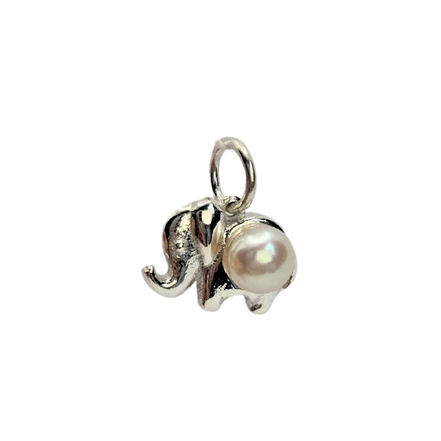 Lucky Elephant Pearl Pendant