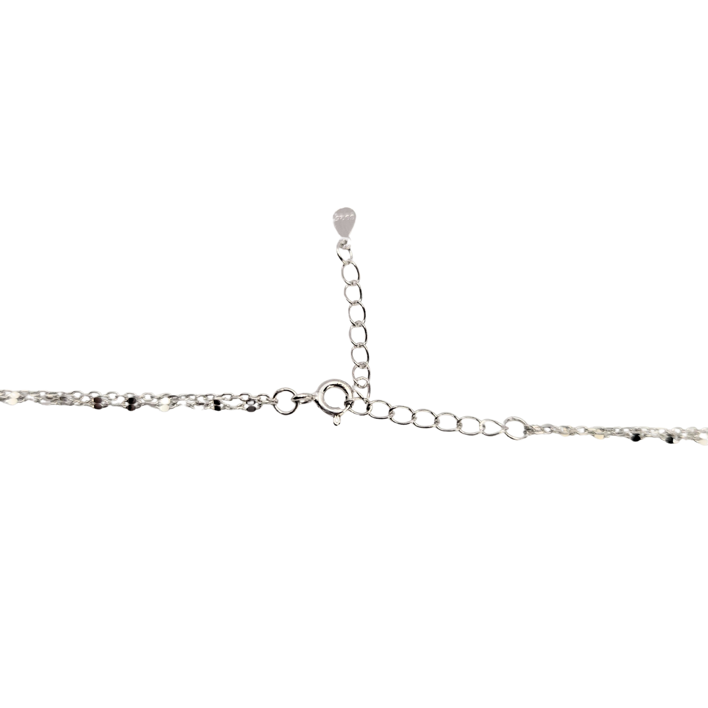 Twin Chain Pearl Necklace