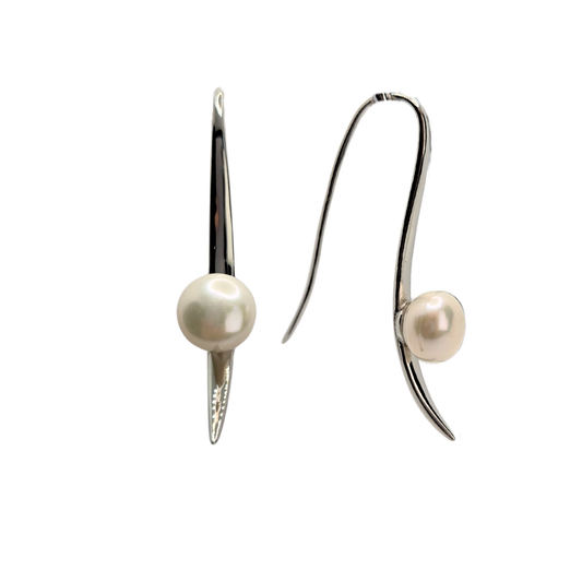 Arc Pearl Earrings