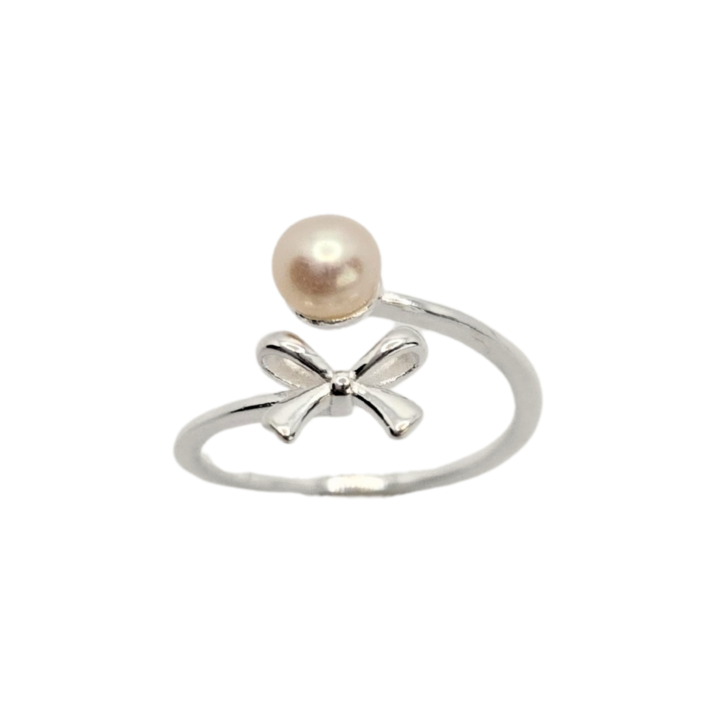 Bow Pearl Ring