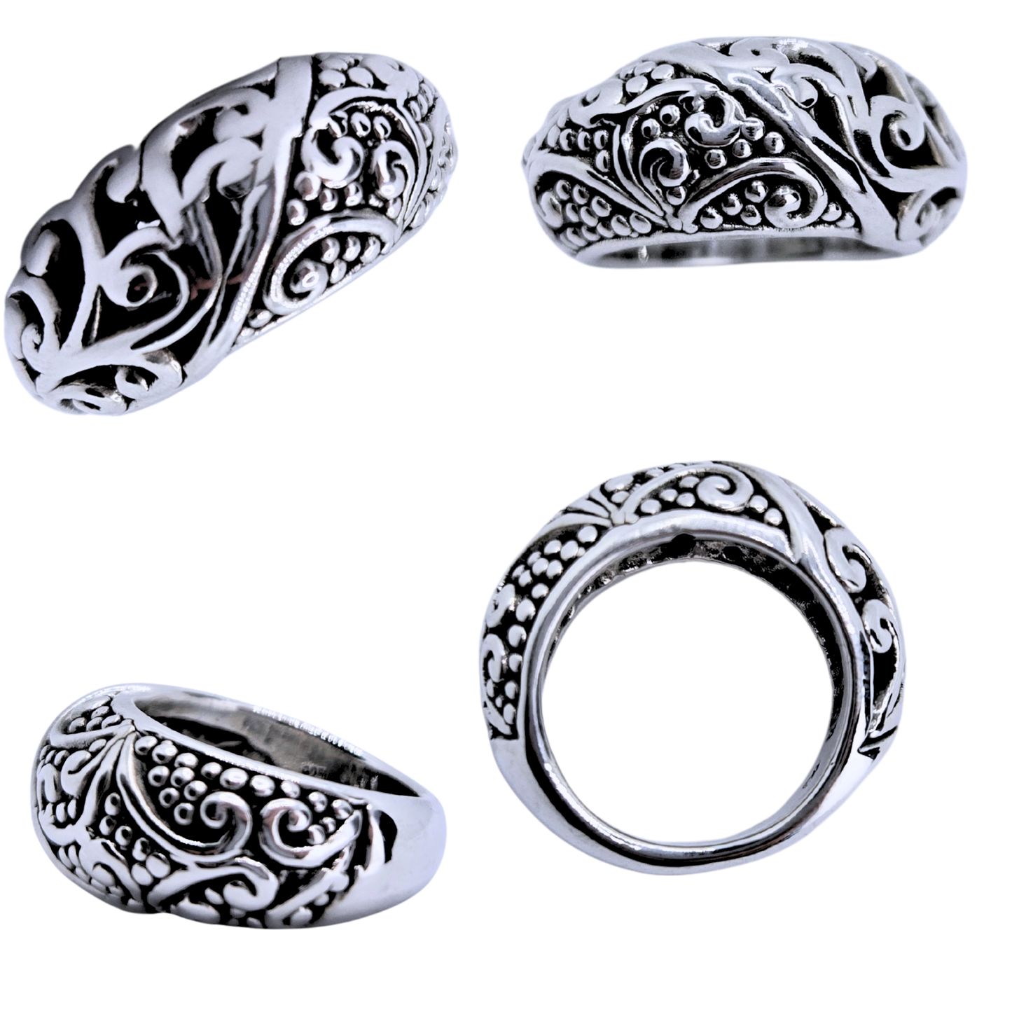 Elira Filigree Dome Ring