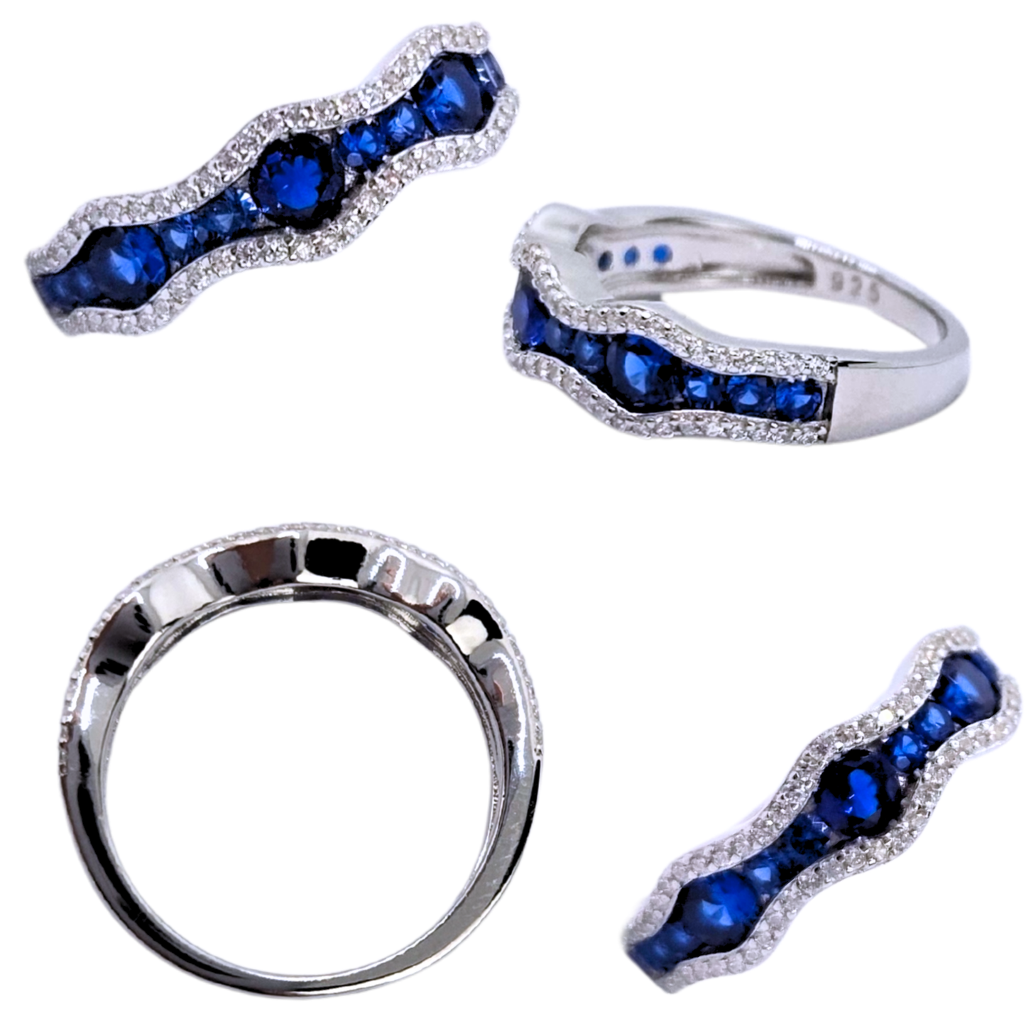 Blue Mirage Ring