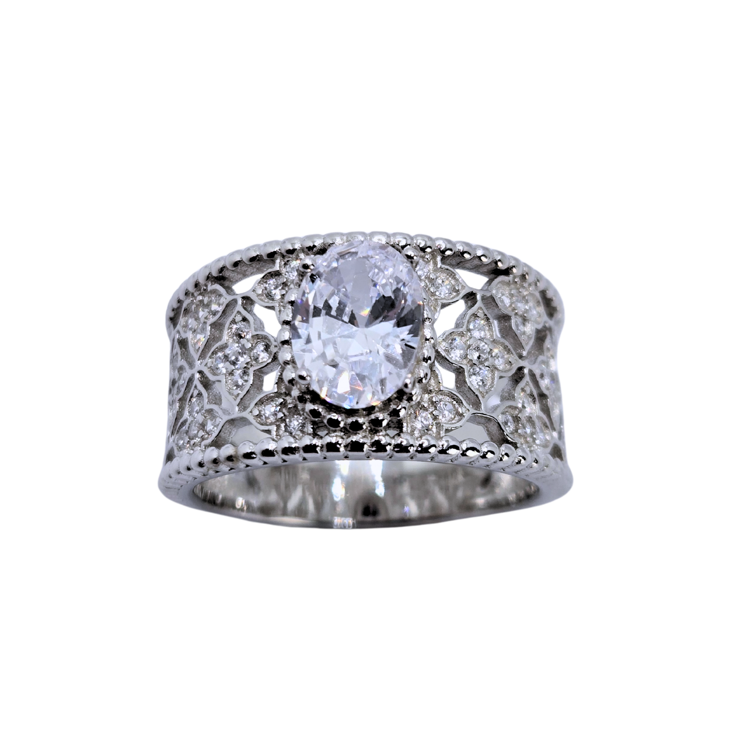 Celestial Vintage Oval Ring