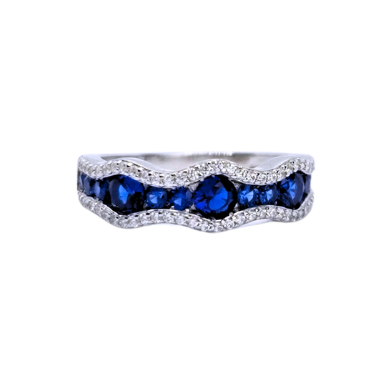 Blue Mirage Ring