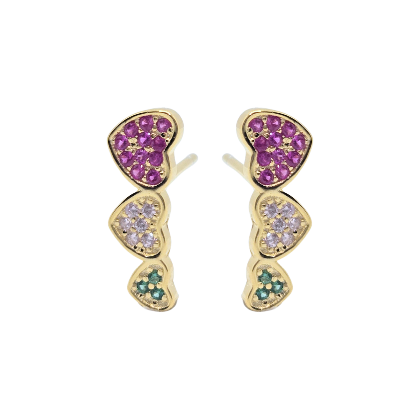 Golden Love Studs